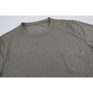 Vuori Shirt Mens Small Green Tradewind Performance Pocket Breathable Stretch Tee